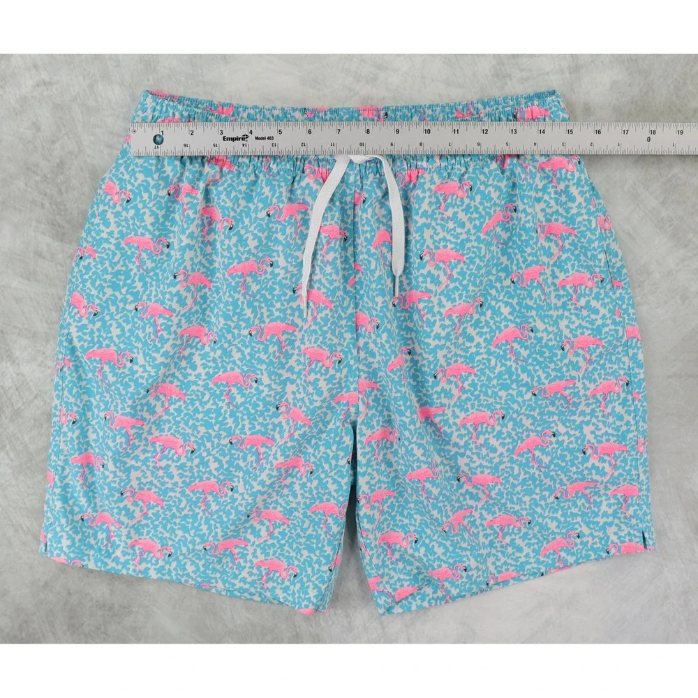 Chubbies The Domingos Are For Flamingos Swim Trunks Mens Large 7